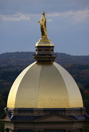 closeup of the Golden Dome