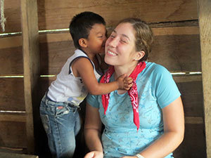 Peace Corps volunteer Tricia Wilbur in Panama