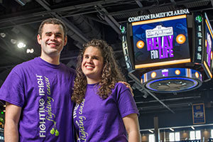 Patrick and Shannon Deasey, honorary chairs of the 2014 Relay for Life