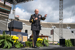 Gen. Martin Dempsey delivers the 2016 Commencement Address