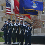 ROTC flag ceremony