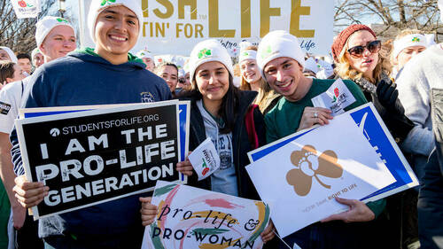 March For Life. Photo by Matt Cashore.