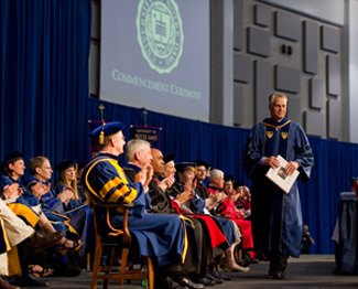Timothy Roemer Prepares to Speak at Graduate Commencement Ceremonies