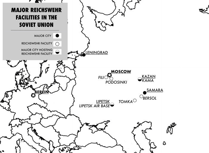 Major Reichswehr Facilities In The Soviet Union Crop 2