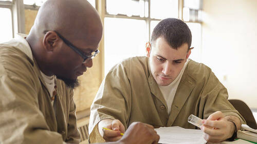 Notre Dame Programs for Education in Prison (Photo by Peter Ringenberg/University of Notre Dame)