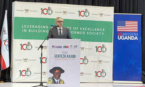 Pippenger gave the inaugural Senteza Kajubi Fulbright Memorial Lecture to celebrate the 100th anniversary of Makerere University.