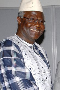 Ernest Bai Koroma, president of the Republic of Sierra Leone