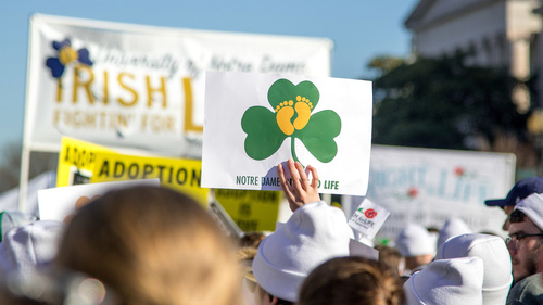 March for Life in Washington, D.C. (Photo by Matt Cashore/University of Notre Dame)