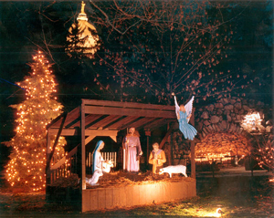 Crèche at Grotto of Our Lady of Lourdes