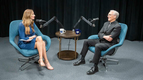 Jenna Liberto interviews with Fr. John Jenkins for the podcast.