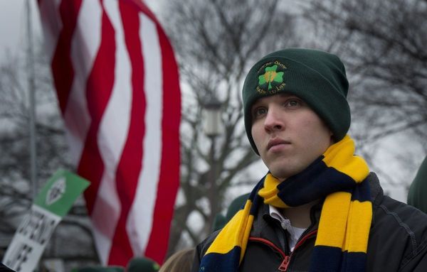 Notre Dame student at 2012 March for Life