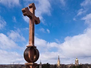 Cross on Notre Dame campus