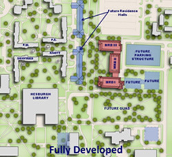 Drawing of multidisciplinary research building
