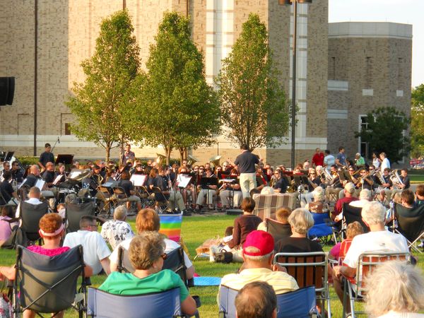 The Notre Dame Summer Band wraps up its season with an outdoor concert on the Irish Green