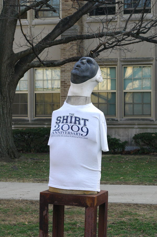 Shirt on Statue