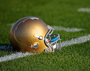 Notre Dame Football helmet