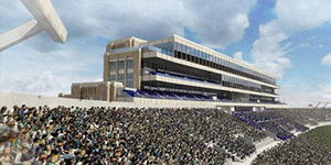 Campus Crossroads Project Stadium west view