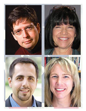Clockwise from top left: Michael Jones-Correa, Valerie Martinez-Ebers, Christina Wolbrecht and Ricardo Ramirez