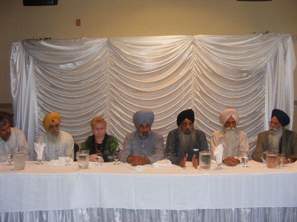 Cynthia Mahmood with Sikhs