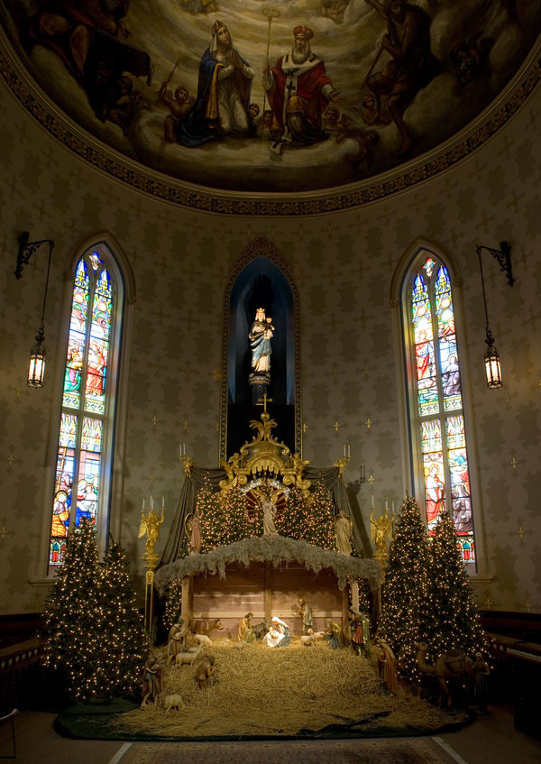 Nativity Scene in the Basilica