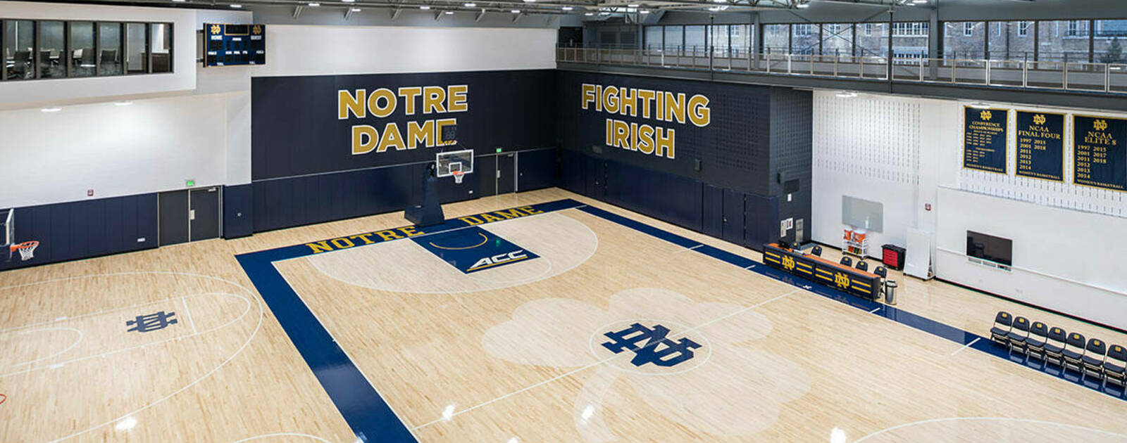 Overeenkomstig vrachtauto ik betwijfel het Notre Dame basketball practice facility dedicated | News | Notre Dame News  | University of Notre Dame