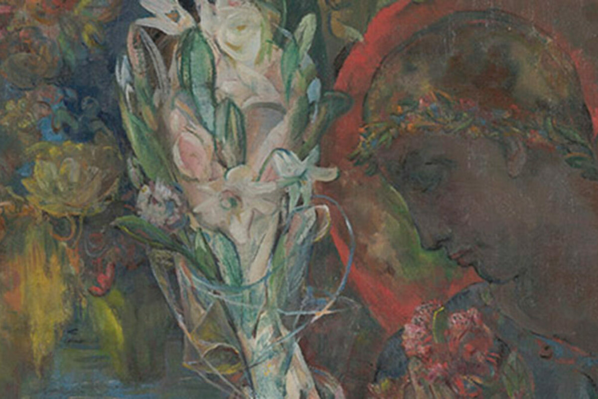 Mary Swanzy (1882–1978), Young Claudius (detail), 1942, oil on canvas, 20 x 24 inches. Gift of the Donald and Marilyn Keough Foundation, 2019.001.002