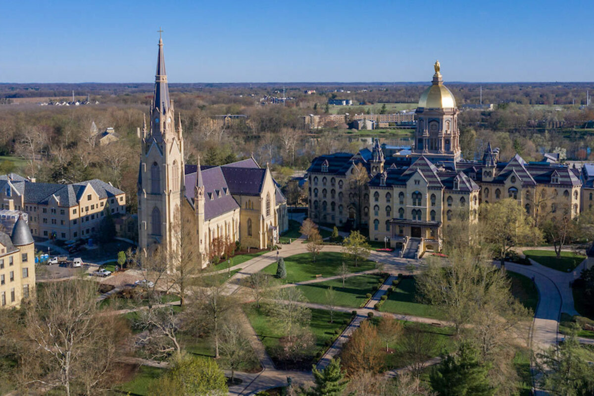 Main Quad. Photo by Matt Cashore/University of Notre Dame.