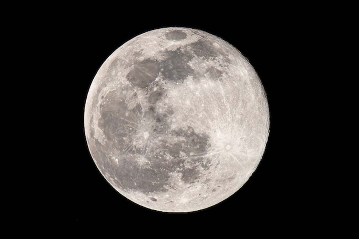 The Moon in the waning gibbous phase - a day or two after full moon.