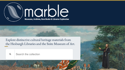 Marble (Museum, Archives, Rare Books and Libraries Exploration)