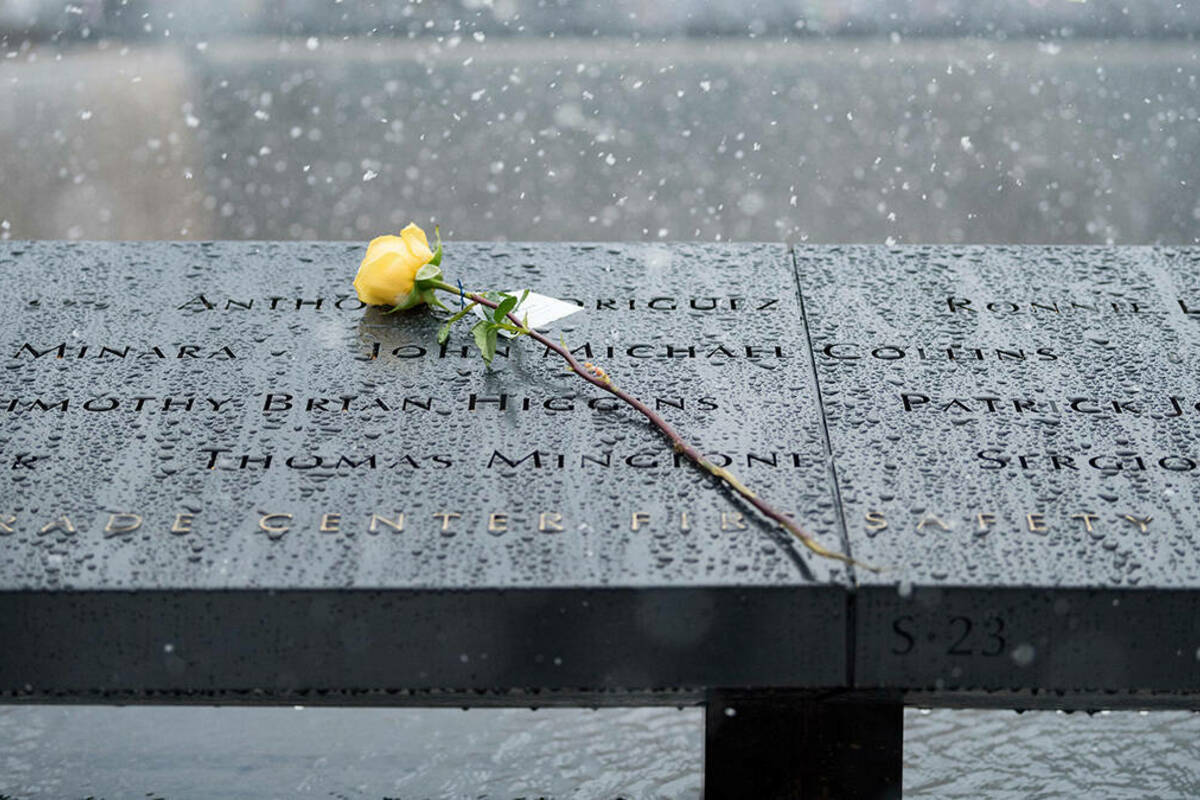 9/11 Memorial Site in New York. (Photo by Barbara Johnston/University of Notre Dame)