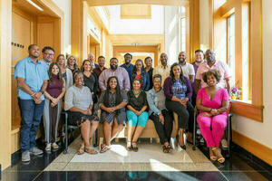 Members of the first Diversity in Leadership (DIL) cohort. (Photo by Barbara Johnston/University of Notre Dame)