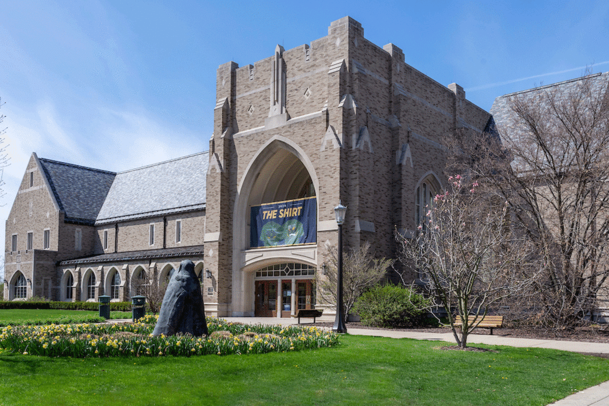 The Hammes Notre Dame Bookstore (Photo by Barbara Johnston/University of Notre Dame)