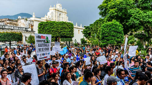 Protest In Guatemala