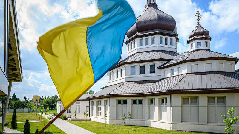 Church at Ukrainian Catholic University (UCU) Lviv, Ukraine (Photo by Matt Cashore/University of Notre Dame)