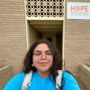 Jasmine Peña Ramirez at the Hope Border Institute