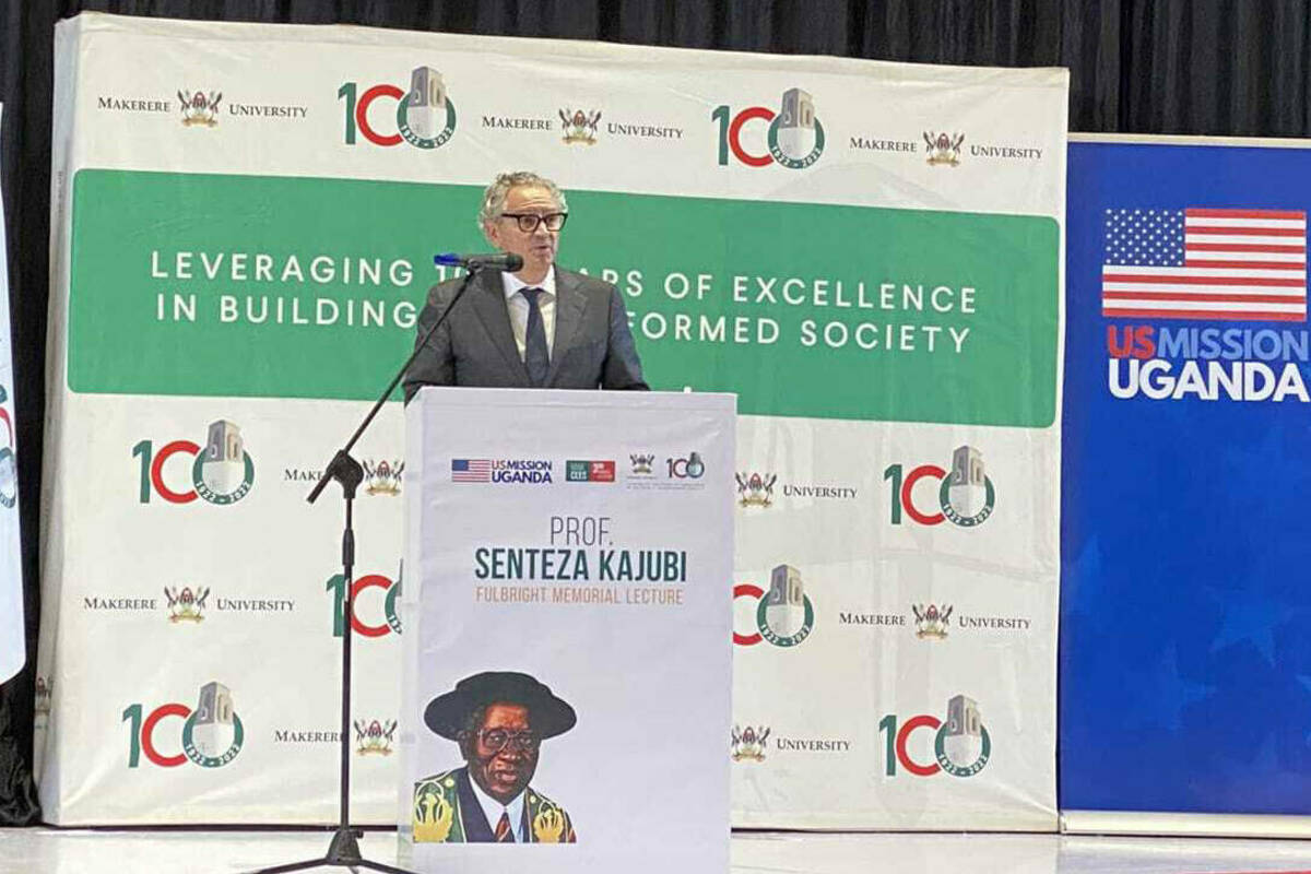Pippenger gave the inaugural Senteza Kajubi Fulbright Memorial Lecture to celebrate the 100th anniversary of Makerere University.