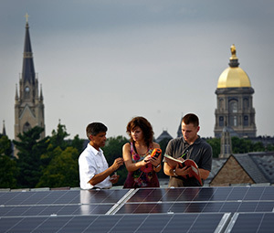 Notre Dame engineering graduate students